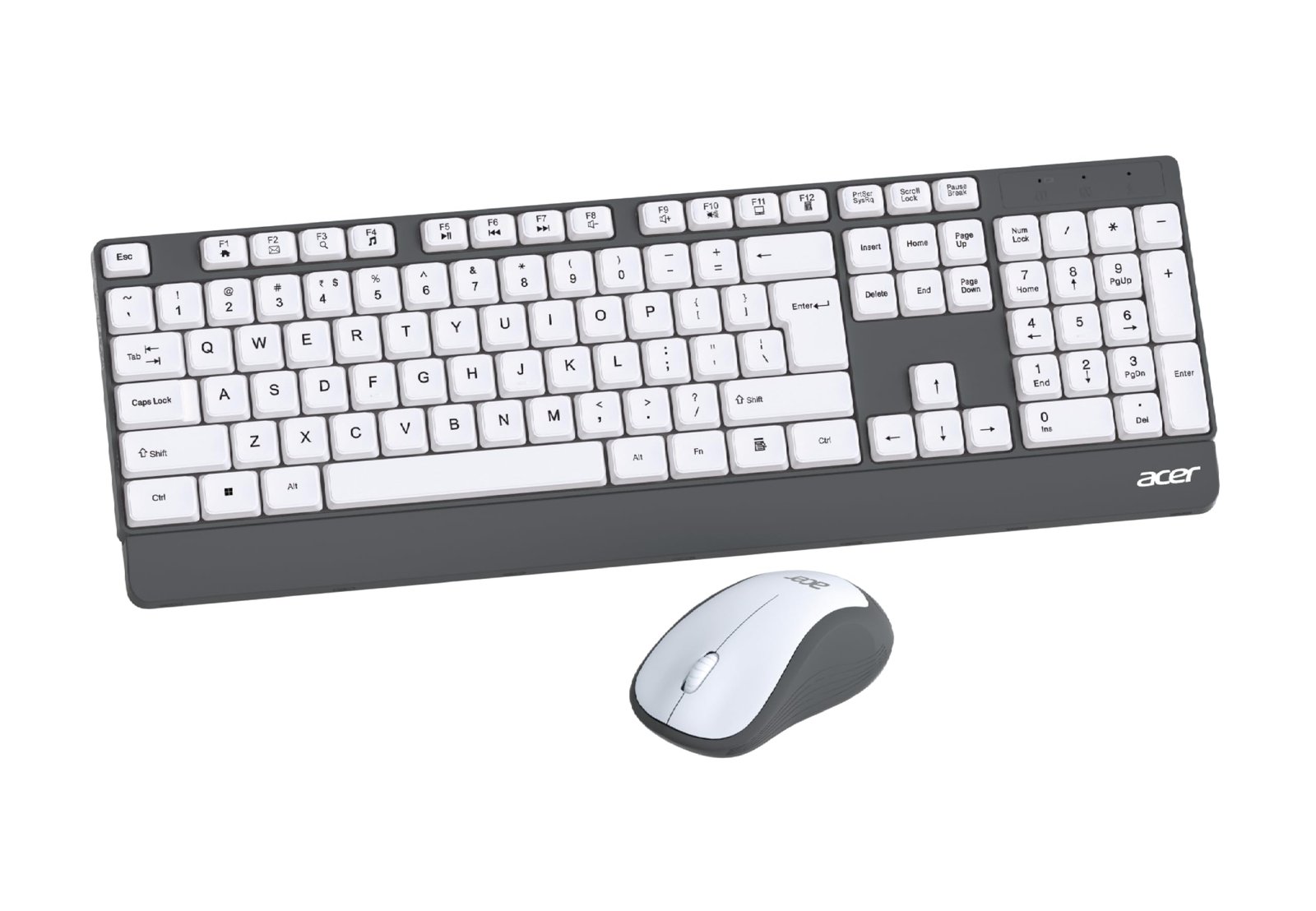 Illustrative English QWERTY keyboard layout