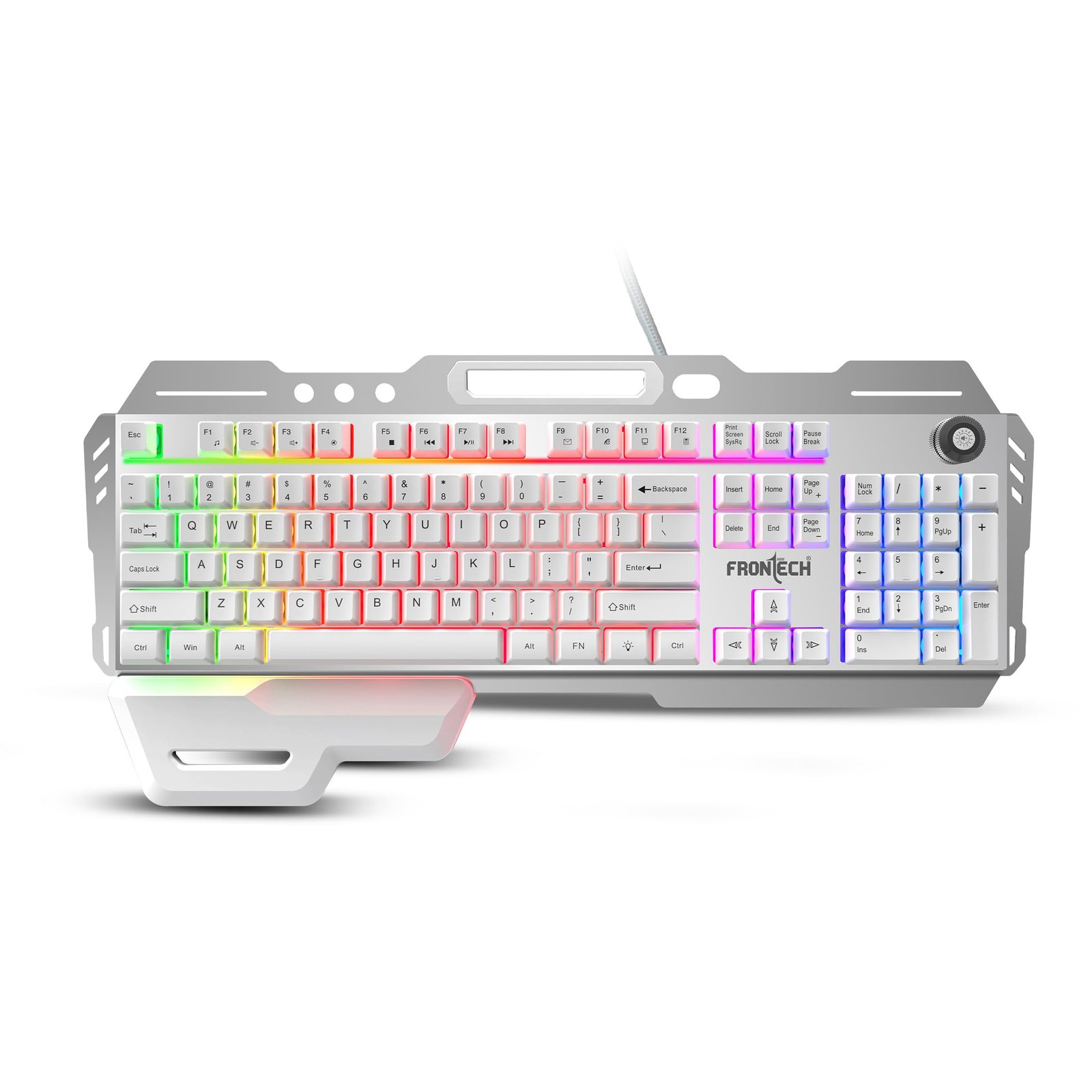 Illustrative English QWERTY keyboard layout