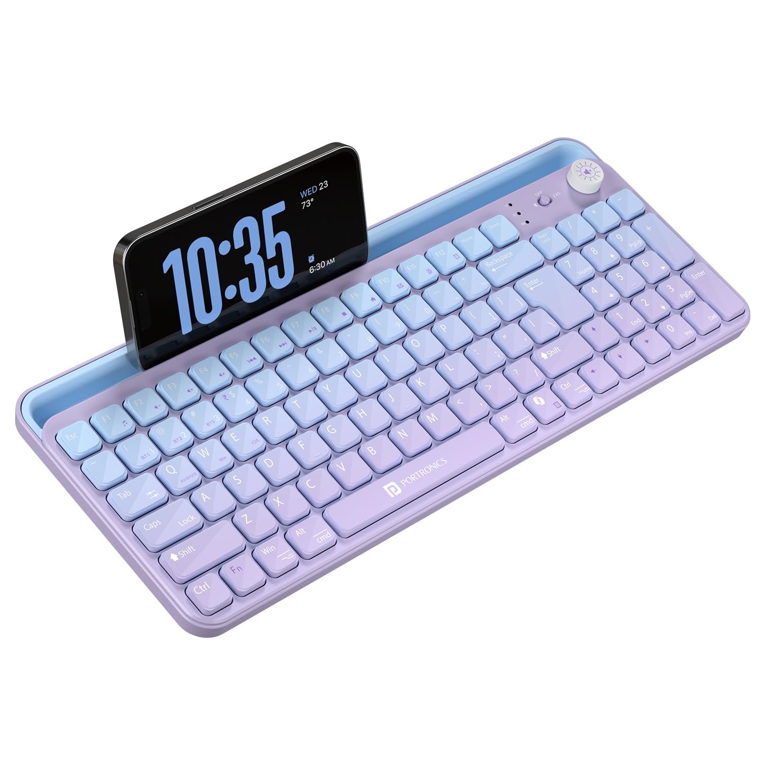 Illustrative English QWERTY keyboard layout