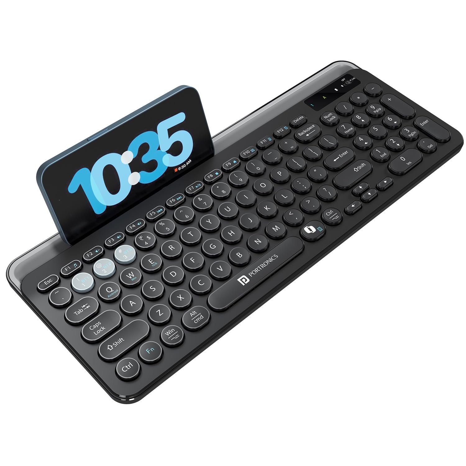 Illustrative English QWERTY keyboard layout